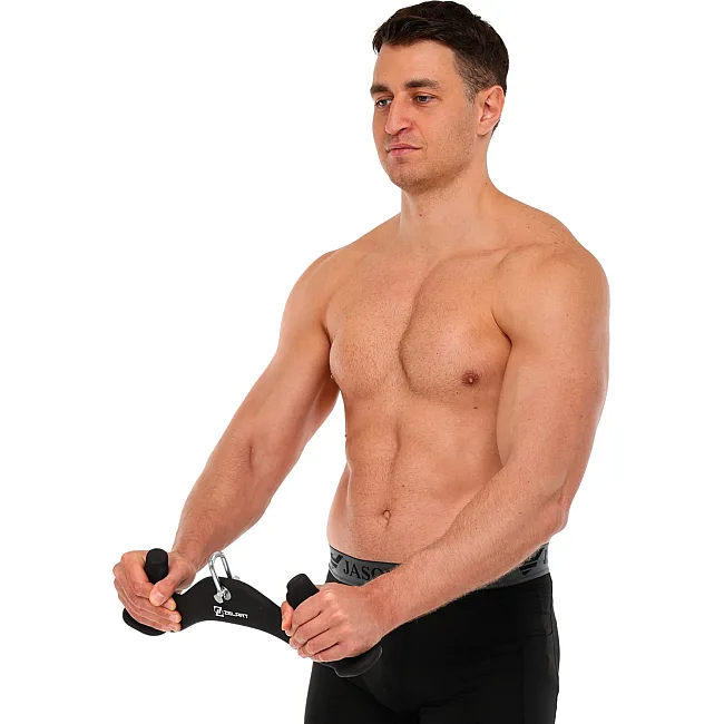 Рукоять для тяги c узким хватом
 Pull Down Handle нескользящее покрытие Mdbuddy TA-5391
 43,5х5,5х14см