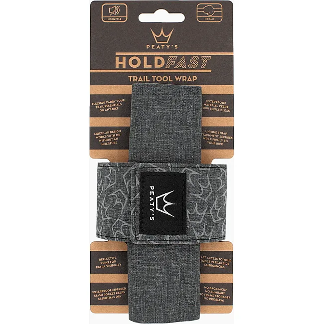 Органайзер на раму для инструмента Peaty's HoldFast Trail Tool Wrap, Slate Grey