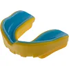 Капа для бокса двухслойная ZELART BO-0069-L (Желтый-голубой)
