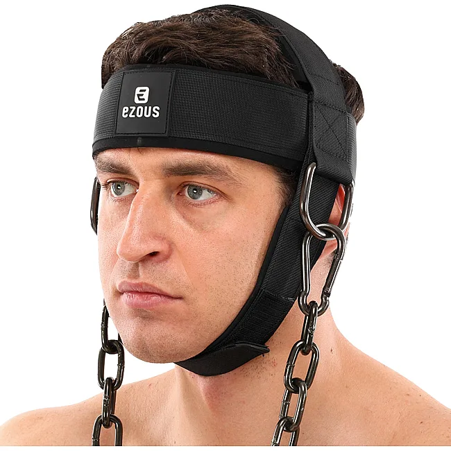 Упряжь тренажер для тренировки мышц шеи NECK HARNESS EZOUS N-06