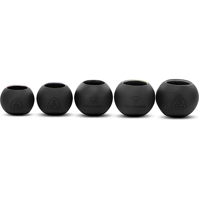 Гиря-колокол чугунная окрашенная BALL BELL LiveUp LP8047-26LB вес 12кг