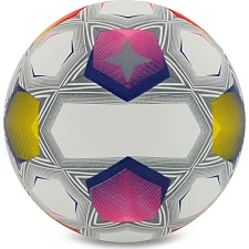 Футбольный мяч SP-SPORT FB-9825 №5 PU (Белый-синий-желтый)