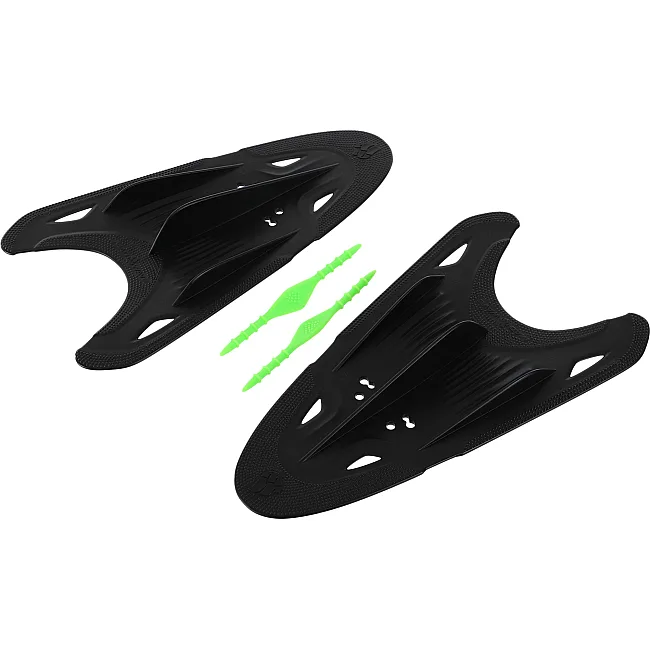 Лопатки для плавания ласты для рук MADWAVE
 M074607001W (Черный)