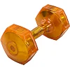 Гантель для фитнеса с TPU покрытием ZELART Jelly Urethane Coated Dumbbells TA-2946-15LB 1шт 6,8кг (Оранжевый)