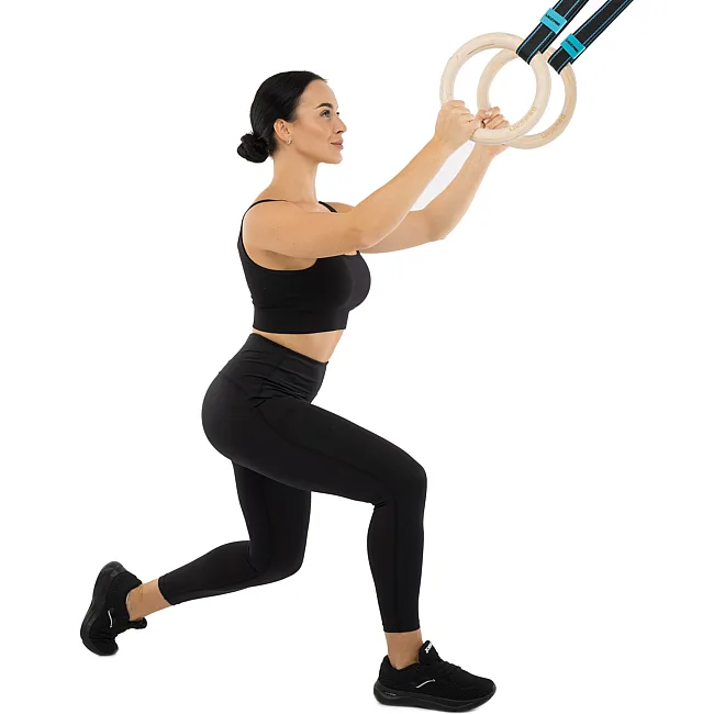 Гимнастические кольца
 с усиленными стропами для кроссфита воркаута и гимнастики LiveUp LP8123