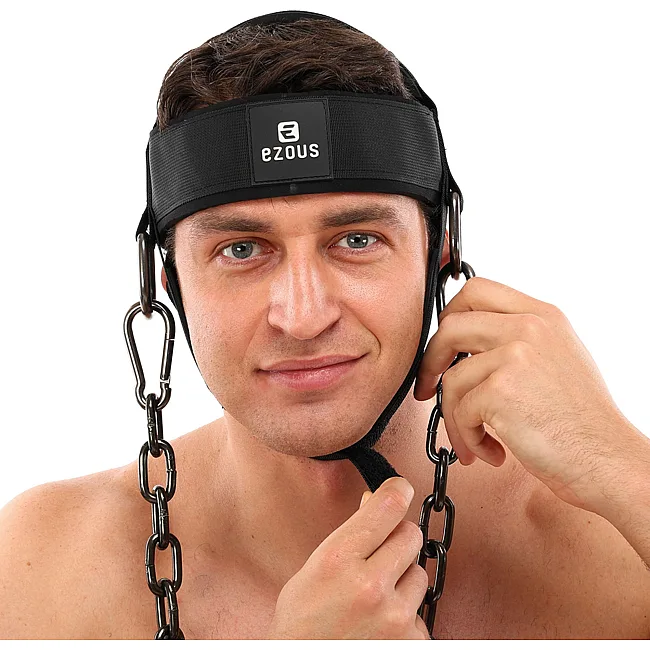 Упряжь тренажер для тренировки мышц шеи NECK HARNESS EZOUS N-06