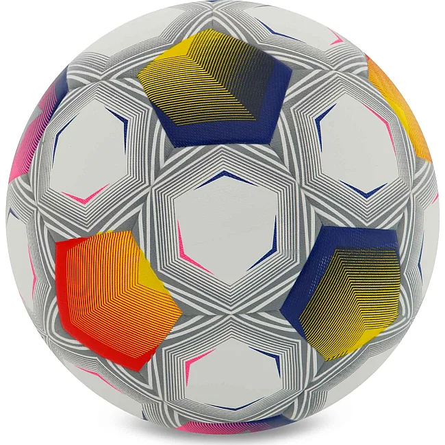 Футбольный мяч
 SP-SPORT
 FB-9825 №5 PU (Белый-синий-желтый)