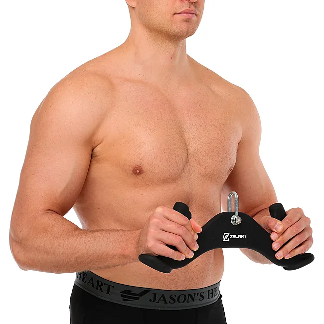 Рукоять для тяги c узким хватом
 Pull Down Handle нескользящее покрытие Mdbuddy TA-5391
 43,5х5,5х14см