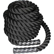 Канат BATTLE ROPE BLACK черный 3,8смx6м