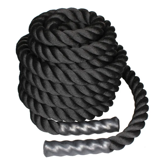 Канат BATTLE ROPE BLACK чорний 3,8смx6м