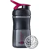 Спортивный шейкер-бутылка BLENDERBOTTLE SportMixer Flip 20oz/590ml Black/Pink