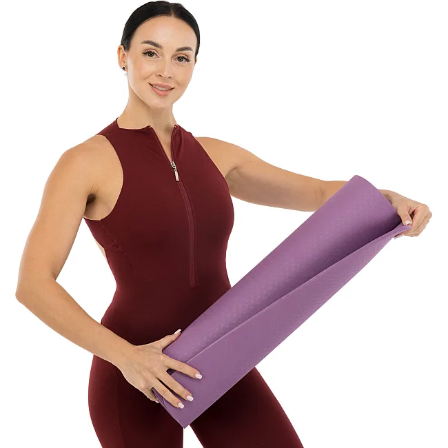 Коврик для йоги и фитнеса TPE SP-PLANETA
 FI-6336 183x61x0,8см (Синий)