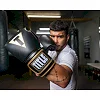 Боксерские перчатки TITLE Boxeo Mexican Leather Quatro Black/White (бинты 4м. в комплекте)