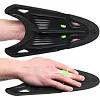 Лопатки для плавания ласты для рук MADWAVE
 M074607001W (Черный)