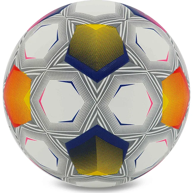 Футбольный мяч
 SP-SPORT
 FB-9825 №5 PU (Белый-синий-желтый)