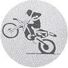 Жетон-наклейка на медаль
 на медаль або кубок ø25мм SP-SPORT
 Мотогонки 25-0035 (Золотий)