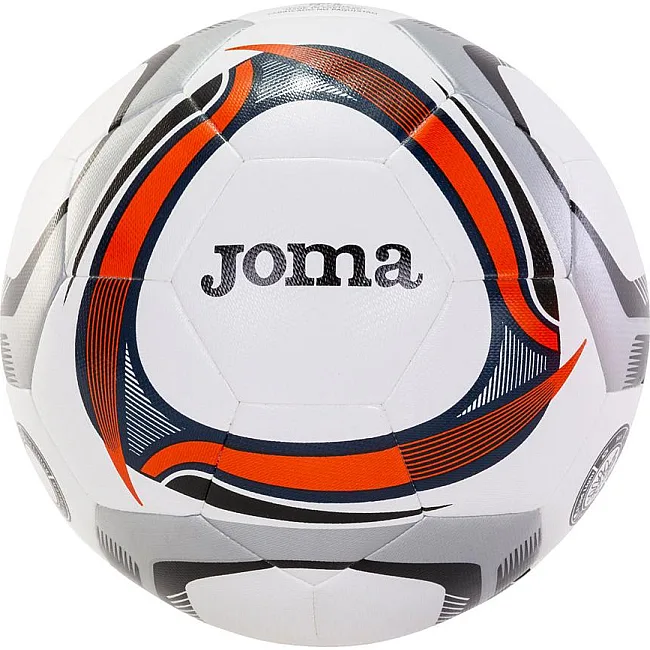 Мяч футбольный Joma LIGHT HYBRID (290 гр) белый, оранжево-черный 5