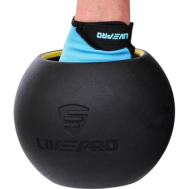 Гиря-колокол чугунная окрашенная BALL BELL LiveUp LP8047-26LB вес 12кг