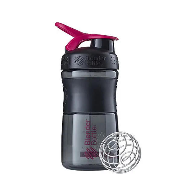 Спортивный шейкер-бутылка BLENDERBOTTLE SportMixer Flip 20oz/590ml Black/Pink