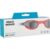 Очки для плавания взрослые
 MADWAVE
 RAY Mirror M042002 (Серый-коралловый)