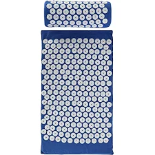 Набір масажний акупунктурний Аплікатор Кузнєцова 2в1 килимок та валик Acupressure mat SP-SPORT FI-0134 (Синій)