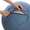 Фитбол мяч для фитнеса с чехлом FHAVK FI-1466 ø65см (Фиолетовый)