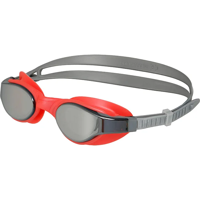 Очки для плавания взрослые
 MADWAVE
 RAY Mirror M042002 (Серый-коралловый)