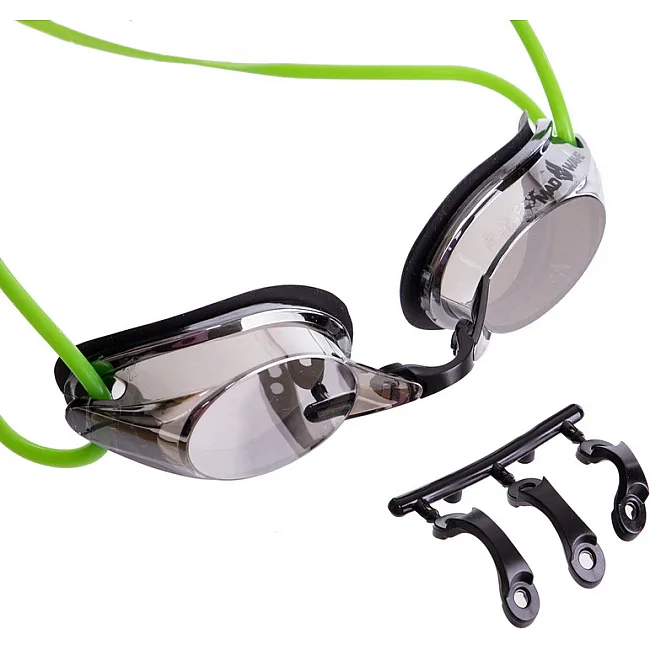 Стартовые очки для плавания

 MADWAVE
 STREAMLINE Mirror II M045702 (Зеленый-черный)
