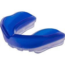 Капа для бокса двухслойная ZELART BO-0069-L (Прозрачный-синий)
