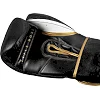Боксерские перчатки TITLE Boxeo Mexican Leather Quatro Black/White (бинты 4м. в комплекте)