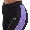 Лосины леггинсы спортивные женские короткие (3/4) UNDER ARMOUR E304 (Черный-серый)