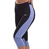 Лосины леггинсы спортивные женские короткие (3/4) UNDER ARMOUR E304 (Черный-серый)