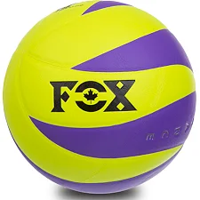 Волейбольный мяч FOX SD-V8007 №5 PU (Лимонный-фиолетовый)
