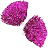 Помпони матові для танців із захватами-кільцями SP-SPORT Pom-Poms C-0833 2шт (Рожевий)