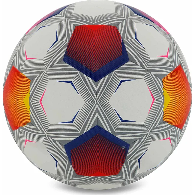 Футбольный мяч
 SP-SPORT
 FB-9825 №5 PU (Белый-синий-желтый)