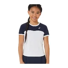 Футболка дитяча Asics GIRLS TENNIS SS TOP white/navy