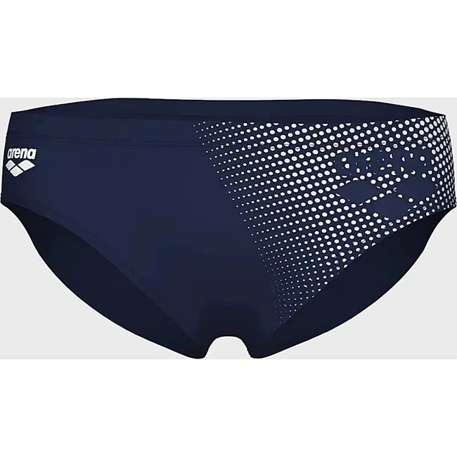 Плавки слепые для мужчин Arena FOGGY DOTS SWIM BRIEFS темно-синий, белый