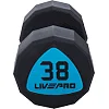 Гантели профессиональные
 с полиуретановым покрытием LiveUp LP8003-38 2шт по 38кг