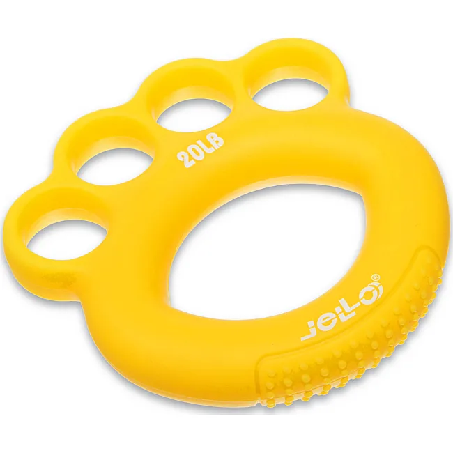 Кистевой эспандер кольцо с формой для пальцев JELLO FI-1782 нагрузка 4,5-30кг (Голубой)