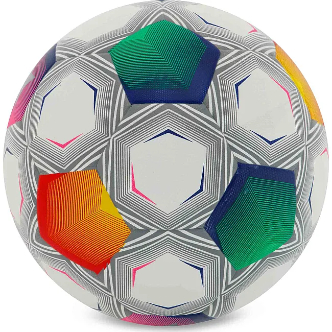 Футбольный мяч
 SP-SPORT
 FB-9825 №5 PU (Белый-синий-желтый)