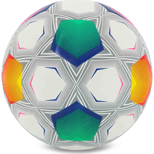 Футбольный мяч
 SP-SPORT
 FB-9825 №5 PU (Белый-синий-желтый)