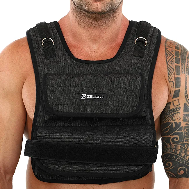 Утяжелительный жилет
 с регулируемым весом ZELART
 WEIGTH VEST TA-7805-20 вес-0,5-20кг