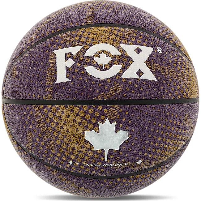 Баскетбольный мяч PU FOX COLORFUL STAR BA-8708 Indoor/Outdoor №7 (Фиолетовый)