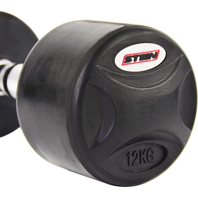 Гантель обрезиненная Stein 12 кг