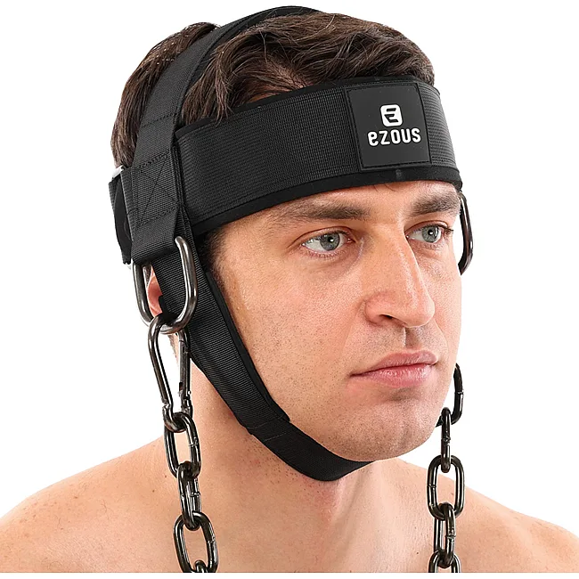 Упряжь тренажер для тренировки мышц шеи NECK HARNESS EZOUS N-06