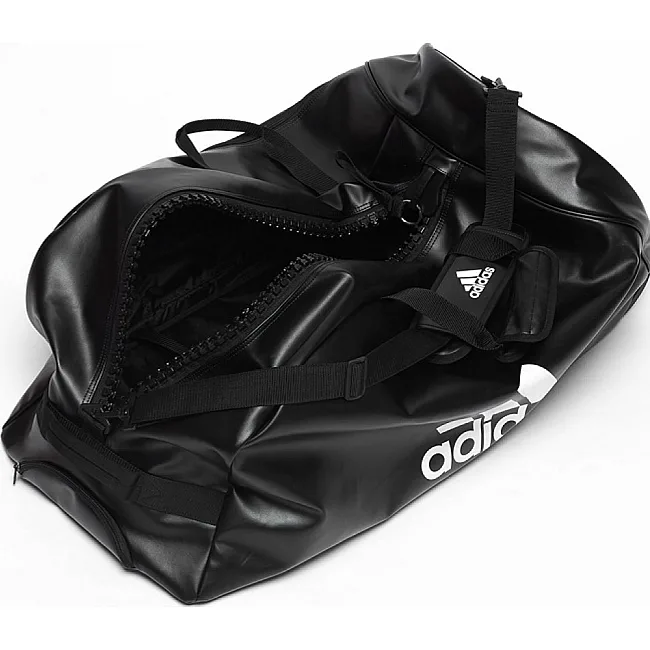 Дорожня сумка на колесах з білим логотипом Adidas Judo (ADIACC056J)