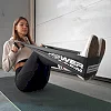 Эластичная лента для спорта POWER SYSTEM PS-4123 Flat Stretch Band Level 3 Black (12-15кг.)