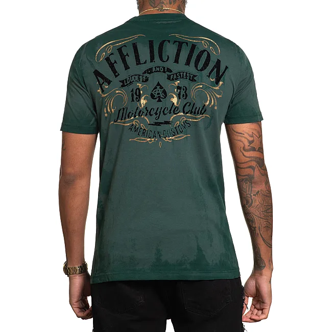 Футболка мужская AFFLICTION AC Rust Club A26017