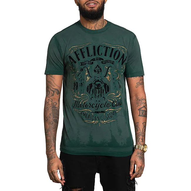 Футболка мужская AFFLICTION AC Rust Club A26017