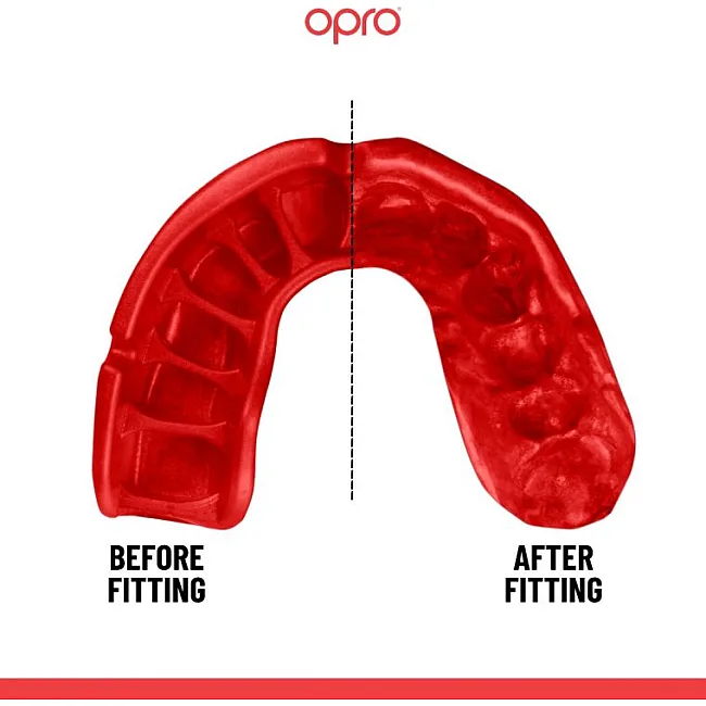 Капа для бокса OPRO Self Fit GEN5 Platinum Fangz
